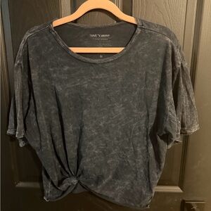 Women's Black Short Sleeve Tee